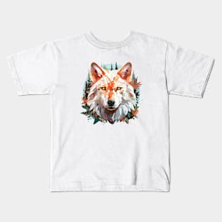 Alpha Wolf Animal World Wildlife Beauty Discovery Kids T-Shirt